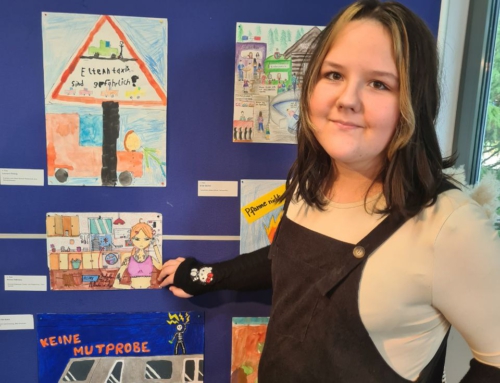 Polina Petrenko darf sich über den 4. Platz bei „Einfälle gegen Unfälle“ freuen